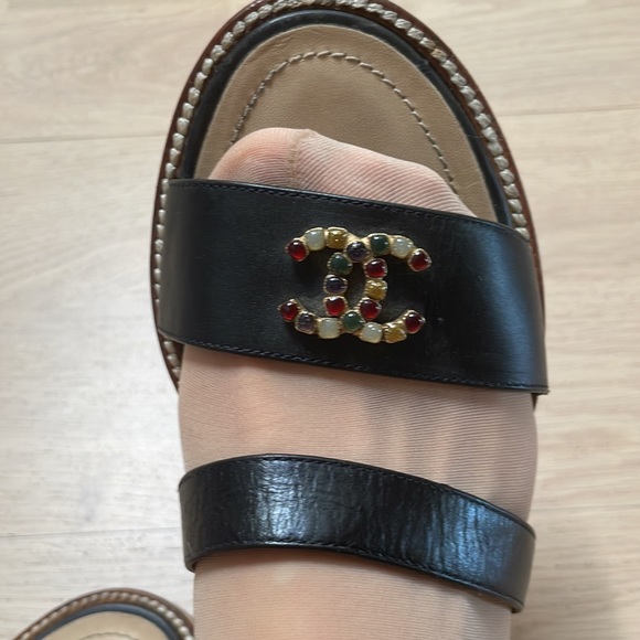 Chanel bead logo sandals authentic 🎀 - Picture 4 of 17